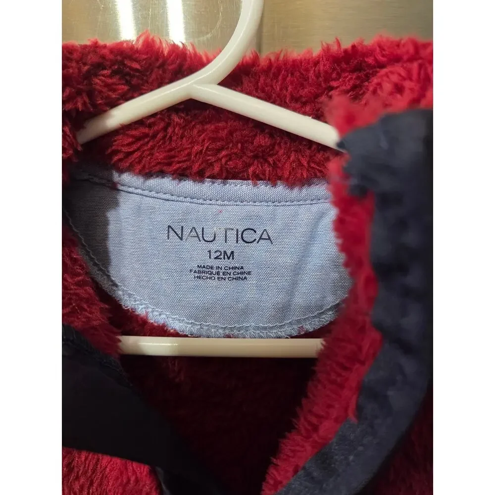 NWT Fuzzy Winter Suit - Nautica - 12mo